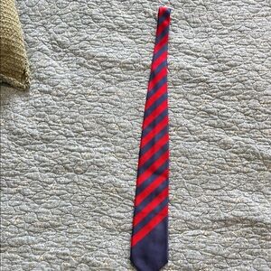 Kenneth Cole Reaction Striped Red and Blue Men's Tie